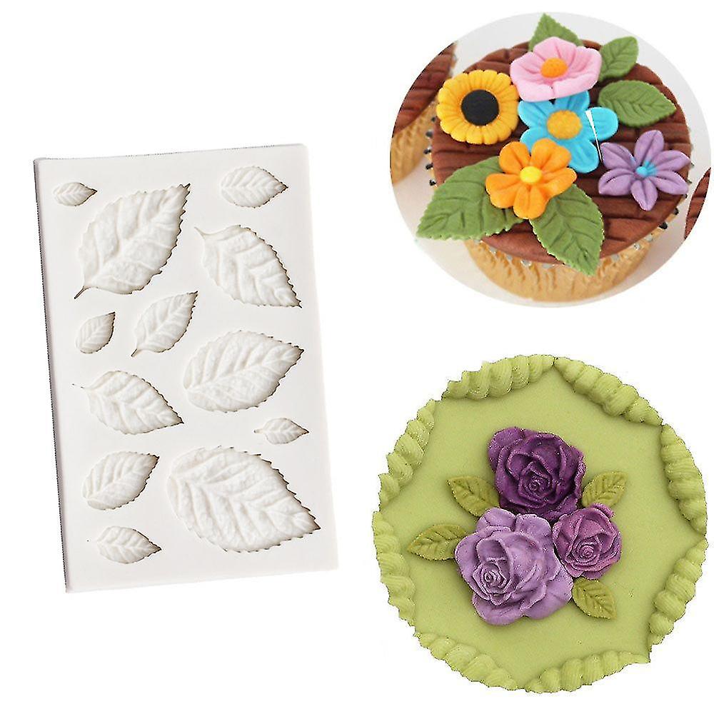 Leaf Shape Cake Decorating Mould - 1pc