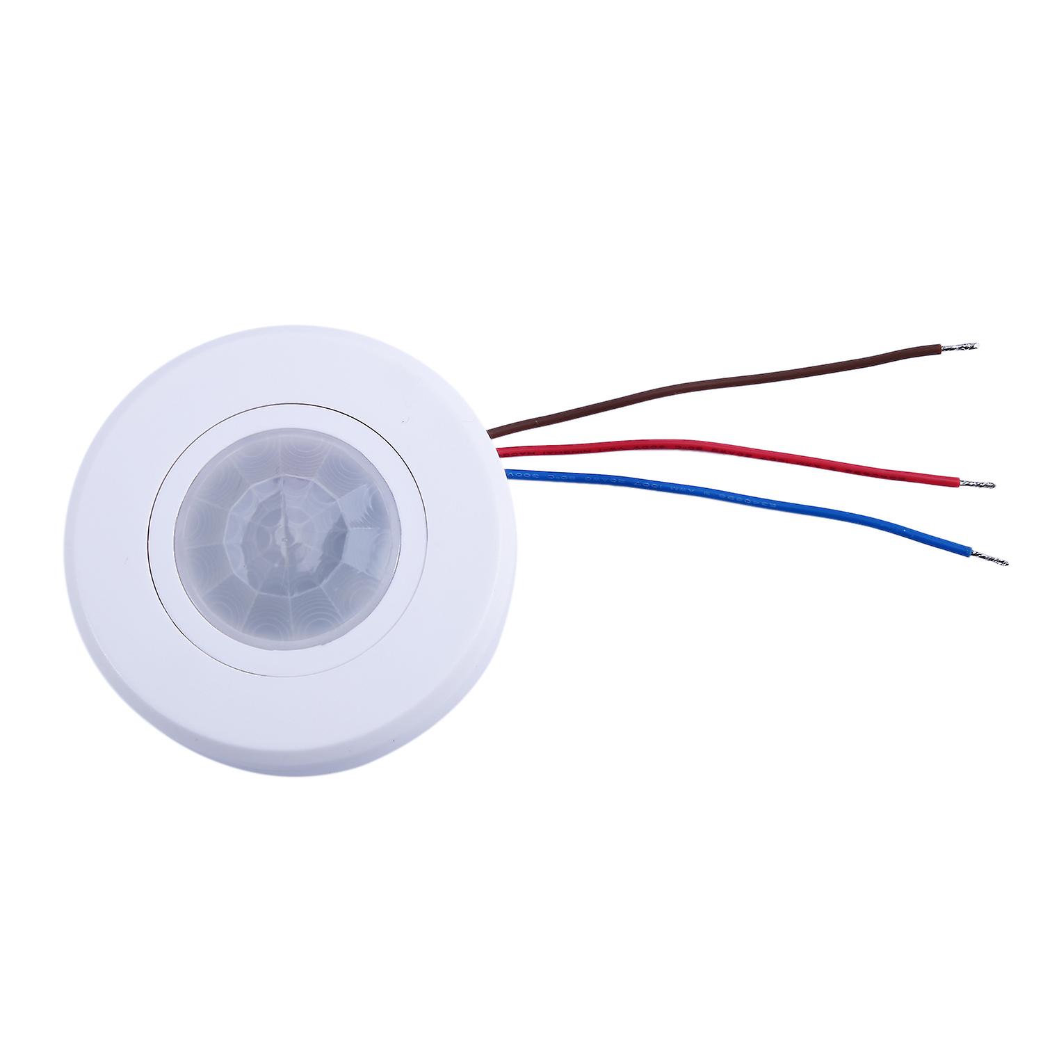 110-220V Ceiling PIR Motion Sensor Light Switch 200W Ultra Slim Infrared Induction Adjust Time Dela