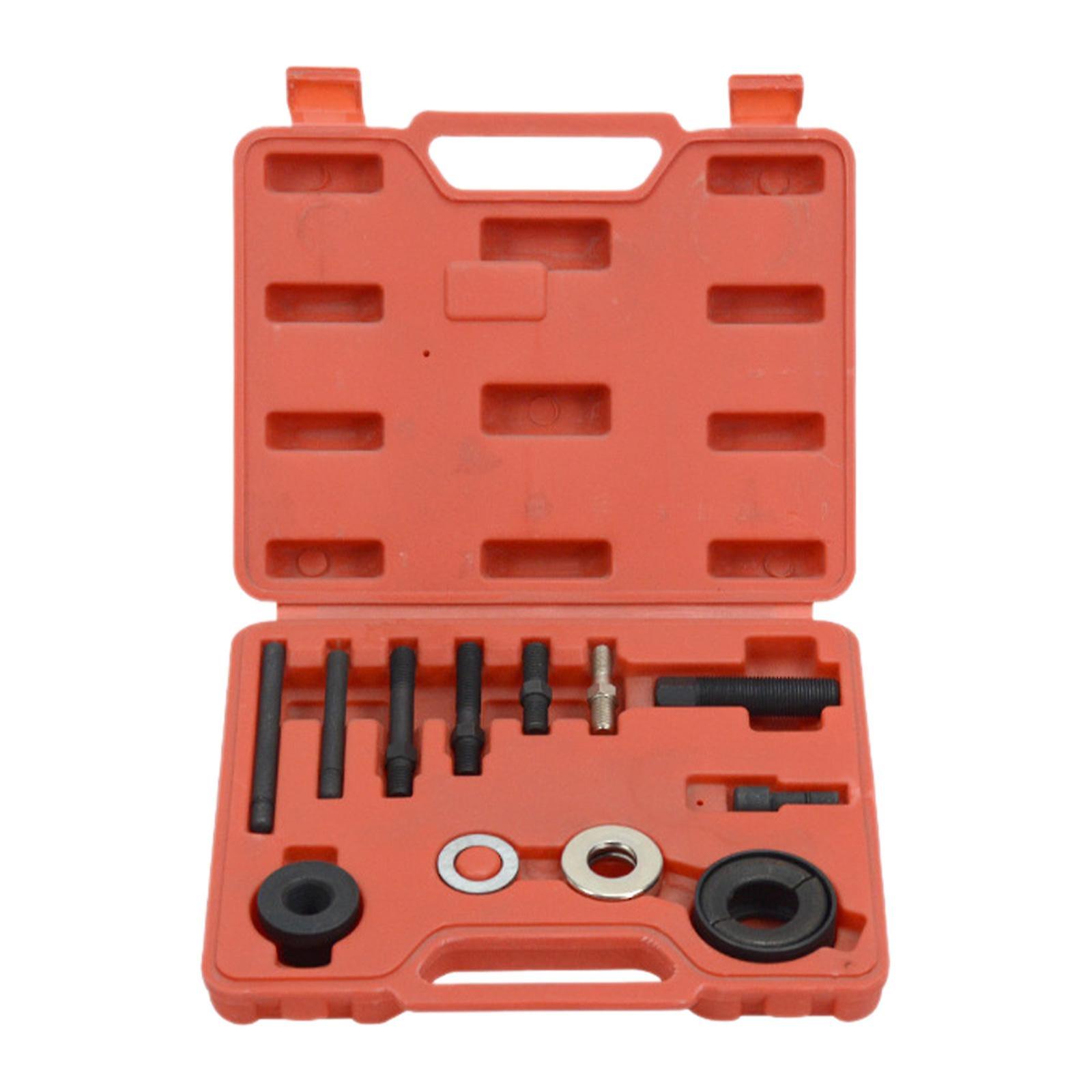 Auto Power Steering Wheel Puller Portable Multiuse for Truck Automotive Red