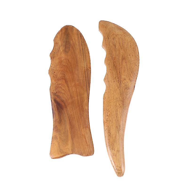 2pcs Wooden Scraping Board