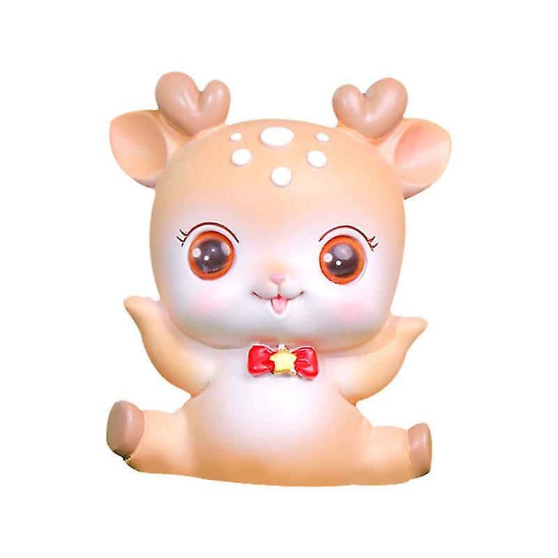 1pcs Cartoon Deer Figurine