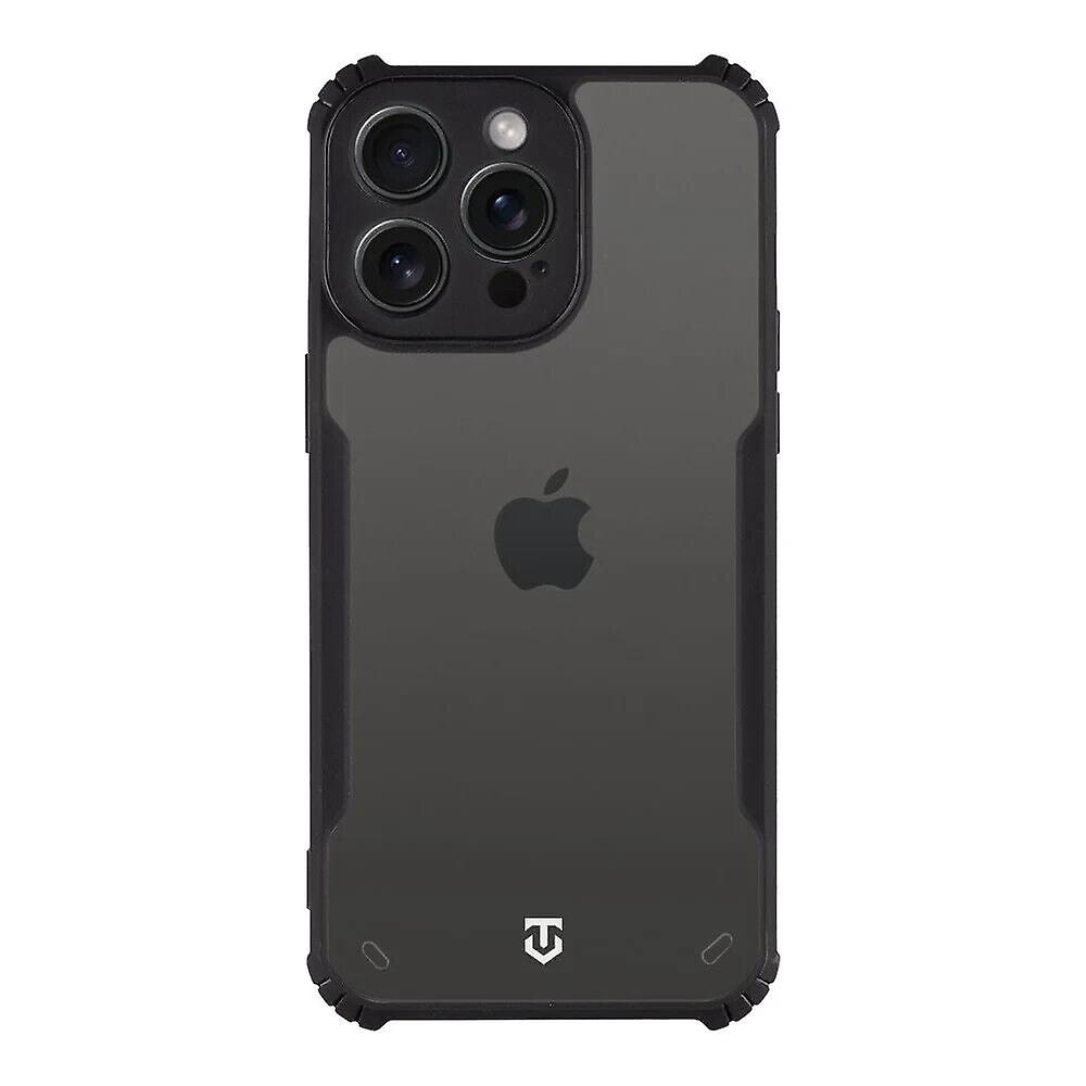 Tactical Iphone 15 Pro Max Quantum Stealth Back Cover Case – Clear/black