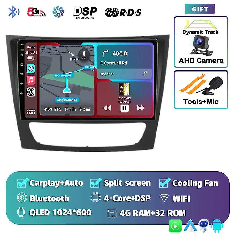 Autoradio Android 13 Carplay Per Benz Classe E W211 E200 E220 E300 E350 E240 E270 E280 Cls Classe W219 Lettore Multimediale Stereo Bt
