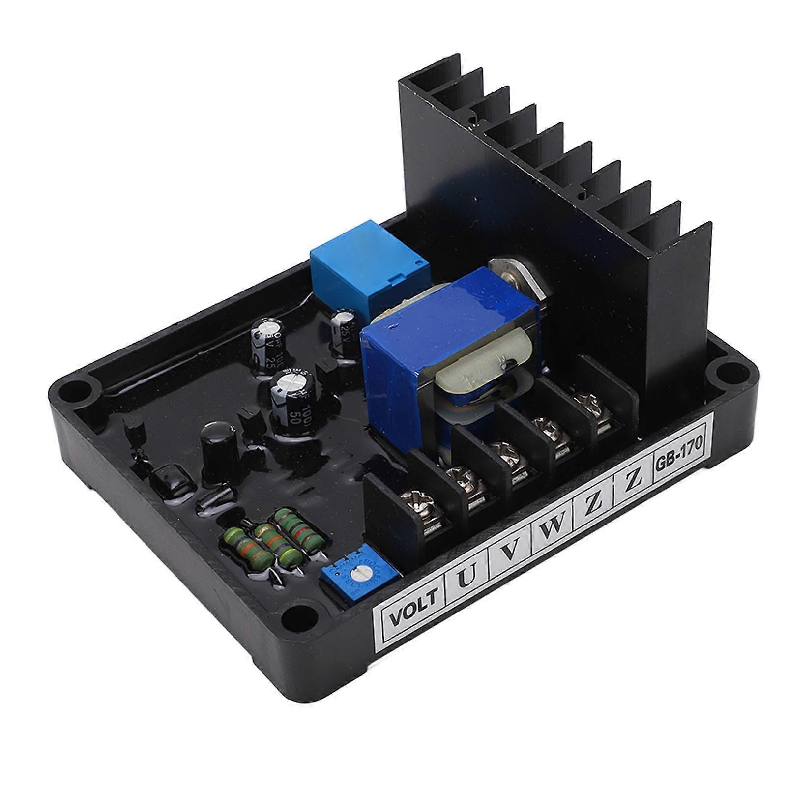 منظم الجهد المصقول حماية منخفضة RPM 3 مراحل GB170 AVR منظم للمولد AC400V 