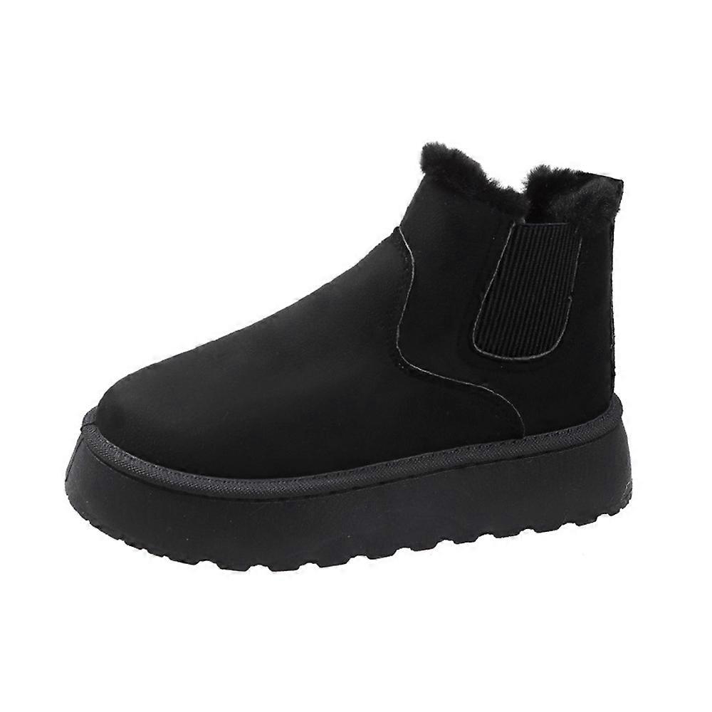 Women's Slip-On Snow Boots, Warm Plush Lining