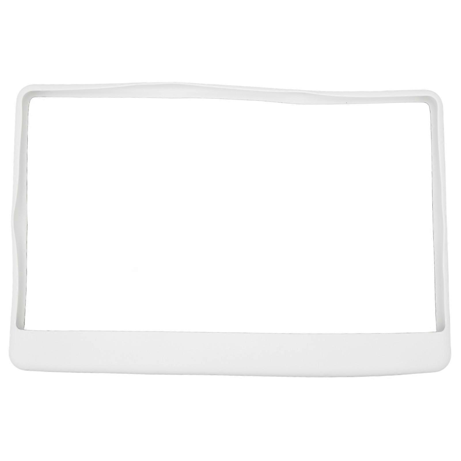 ナビゲーションスクリーンカバートリム強力な保護完璧にフィット中央コントロールスクリーンフレームカバー交換用Teslaモデル3 Yホワイト