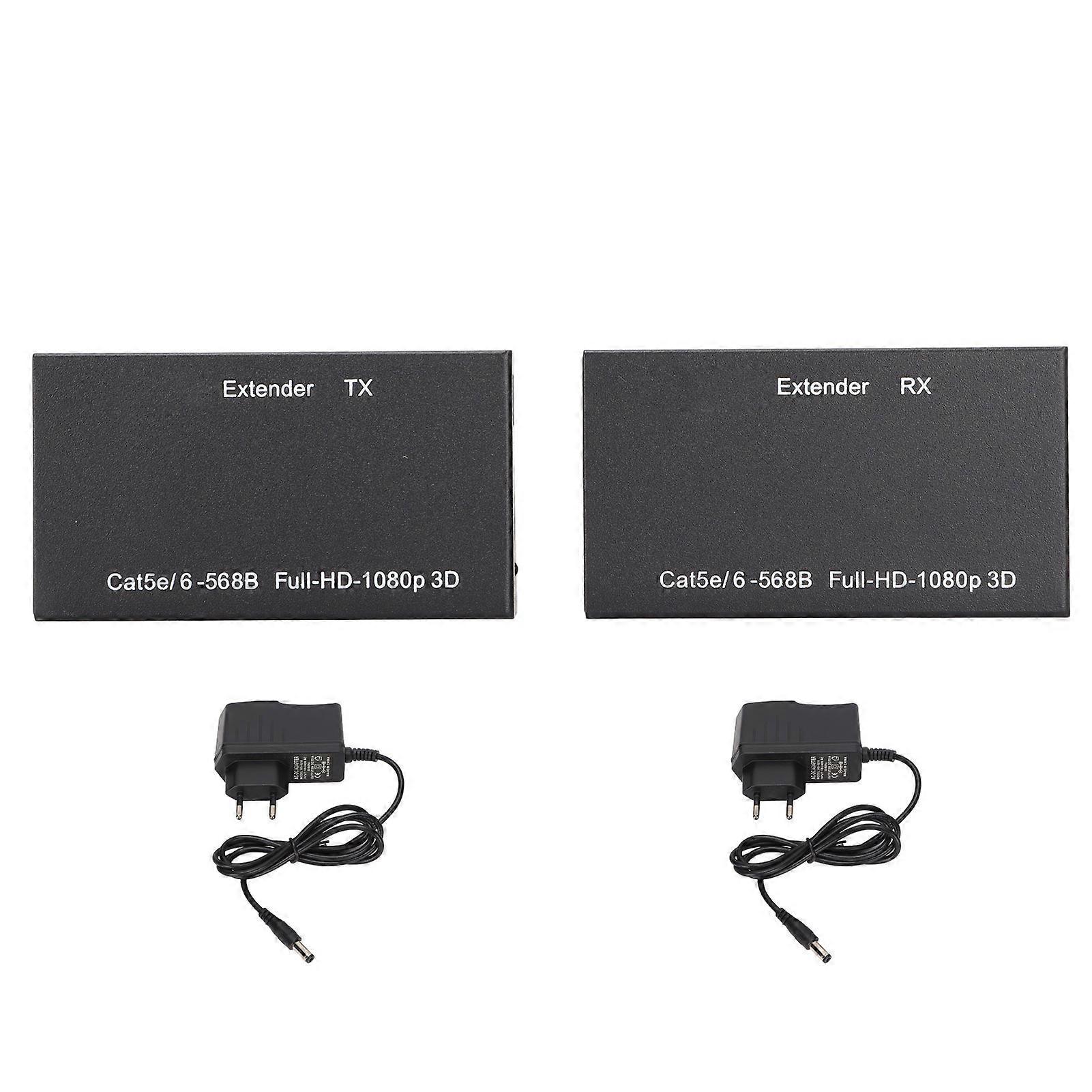 Hd Multimedia Interface Network Cable Extender Supports 1080p 3d Hdcp Edid Through Single Cat 5e Ac100240veu Plug