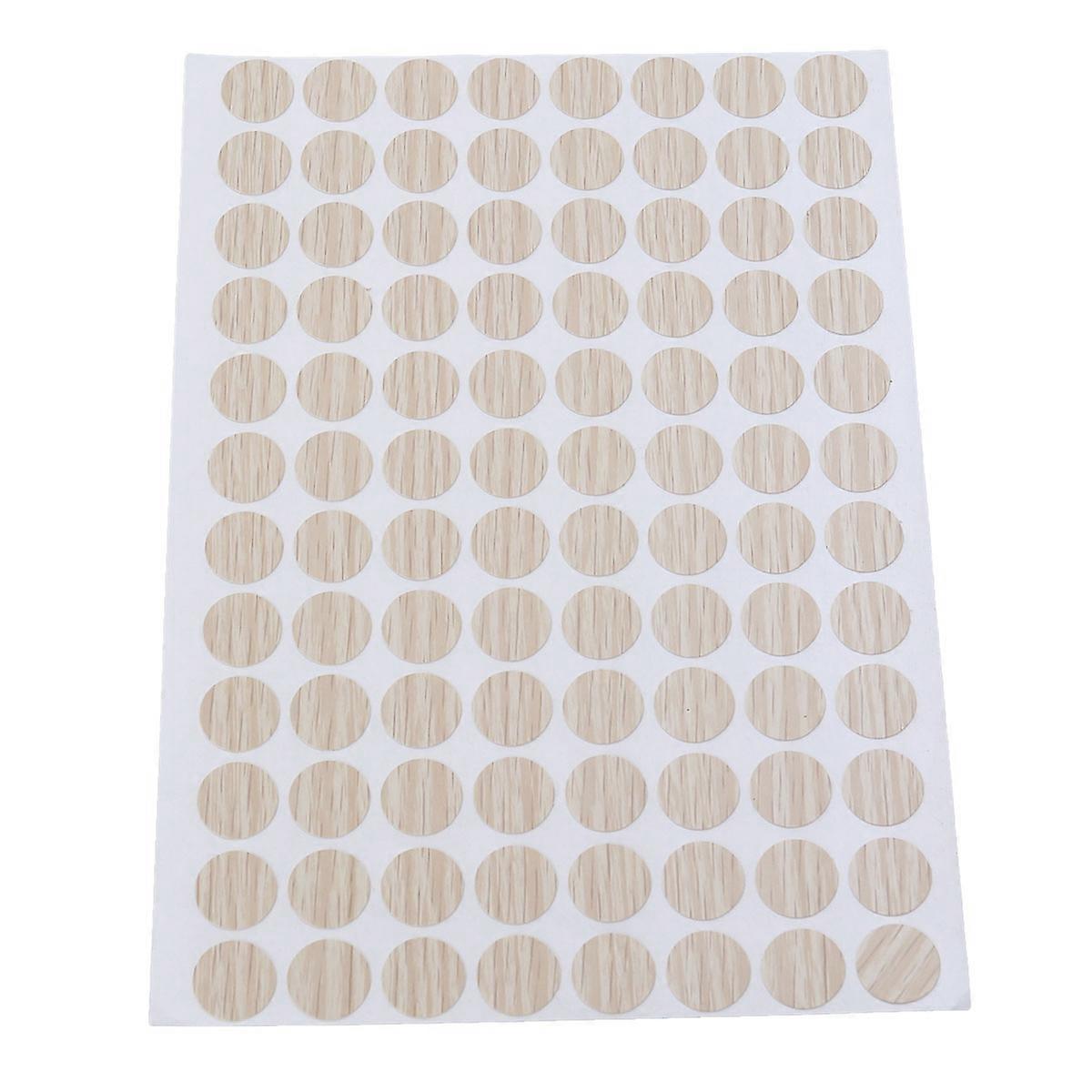 96pcs/sheet Waterproof Screw Hole Covers Non-slip Screw Hole Caps 15mm Decorative Stickers(002)