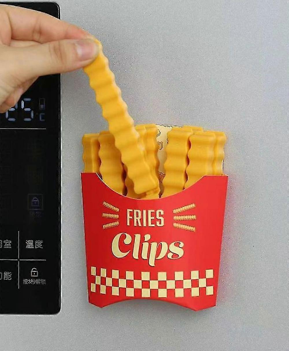 Fridge Magnet Sealing Clip Special Creative Fries
