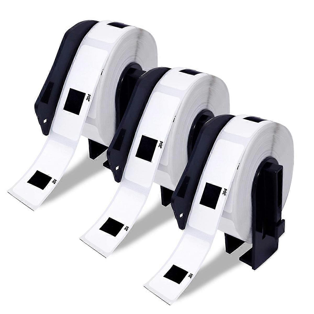Compatible Multipurpose Labels for -11204 (2/3 inch x 2-1/8 inch), for QL Label Printers 3 Rolls