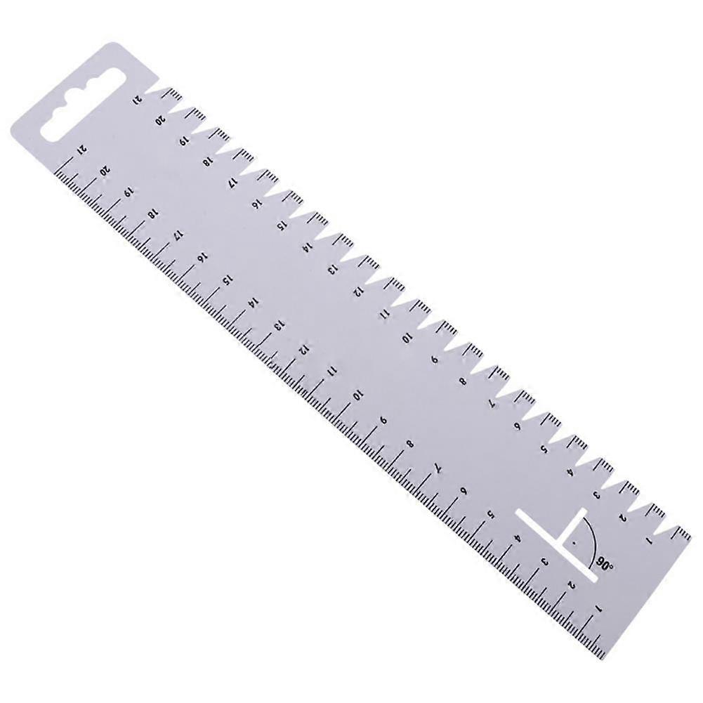 DIY Sewing Patchwork Ruler Ultrathin Soft Sewing Tools Plastic Ultra-thin Mini Wire Gauge Patchwork Sewing Ruler Quilting Handma