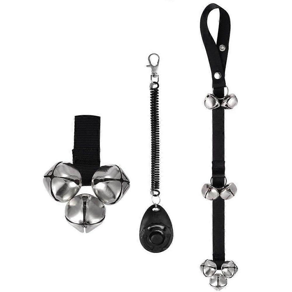 7 Count Bells Adjustable Dog Doorbells for Dog Training & Training Clicker