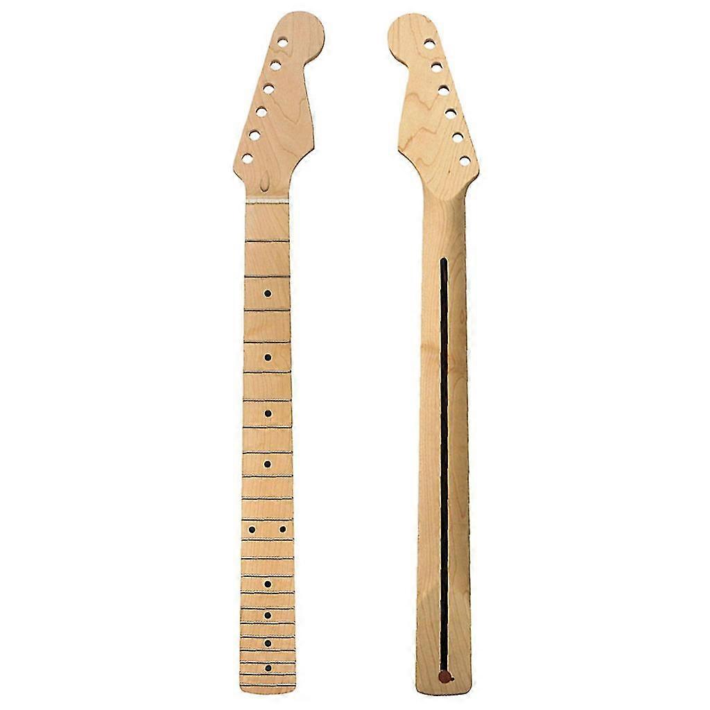 22 Bünde E-Gitarrenhals Holzgriffbrett Abalone Dots für ST Strat