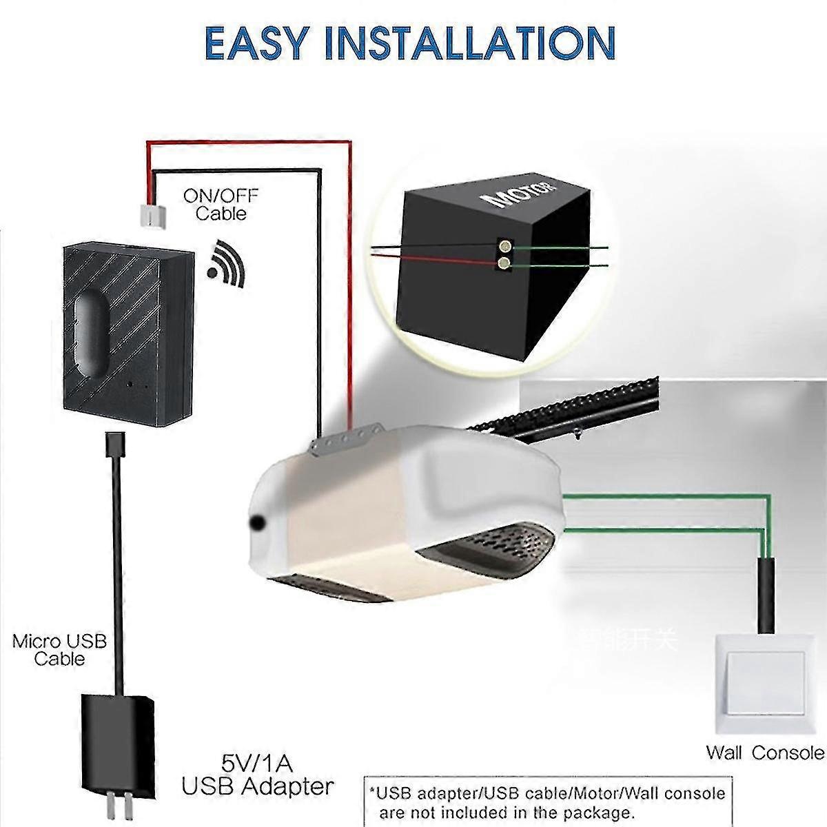 Wifi Switch Garage Door Opener Controller For Ewelink App Phone Voice Control For For Google Home