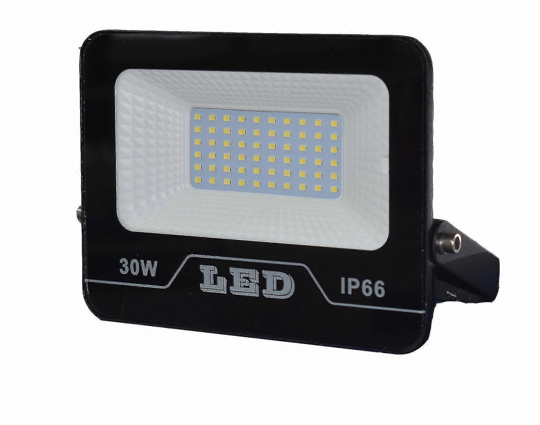 30w Dimmable Led Floodlight, 100lm Outdoor Led Spotlight Dimmable By Switch, (6500k) Outdoor Lamp, Ip65 Waterproof Security Light, Outdoor Light For G