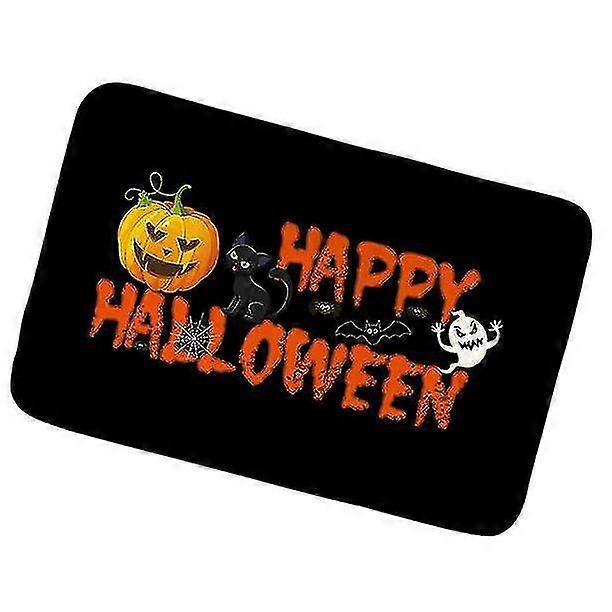 حصيرة ترحيب الهالوين: ممسحة منزلقة مخيفة لأرضيتك
