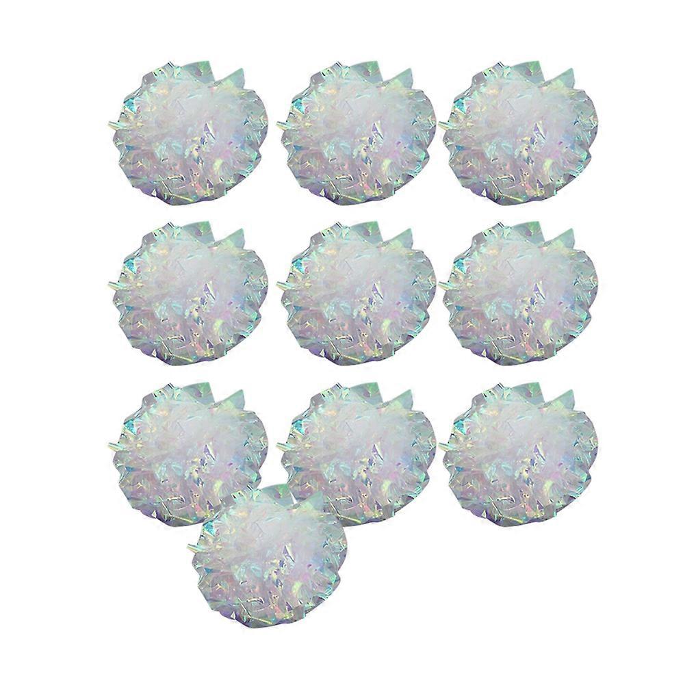 10Pcs Funny Candy Color Paper Ball Cat Kitten Toy Playing Pet Interactive Gift