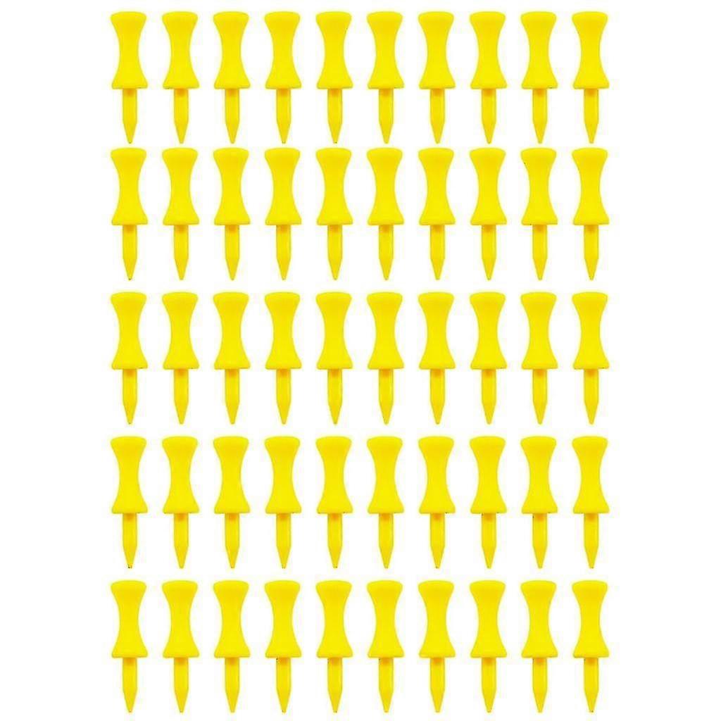 50pcs Golf-tees Step Down Plastic Unbreakable Reusable Bulk Professional Height