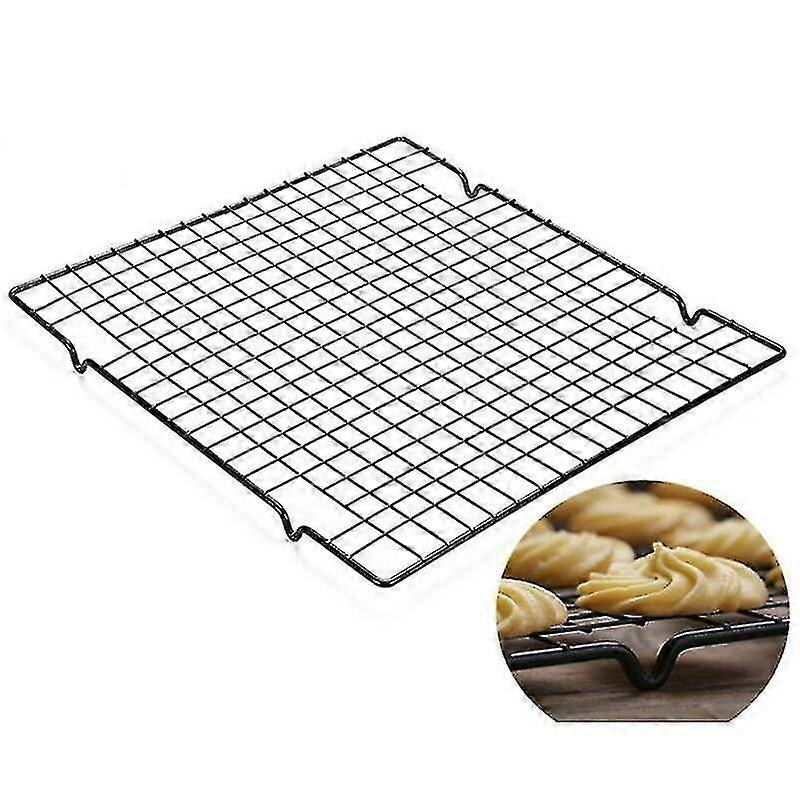 2pcs 10-by-16-inch Nonstick Wire Cookie Cooling Rack For Baking Oven Safe Steel