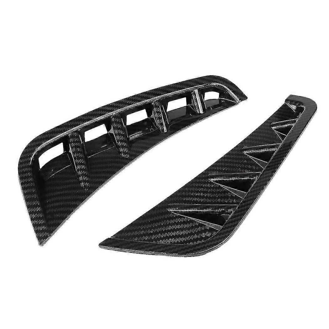 Front Bumper Side Air Vent Spoiler Splitter Canard For Mercedes C Class W205 C63 C180 C200 C260 C30