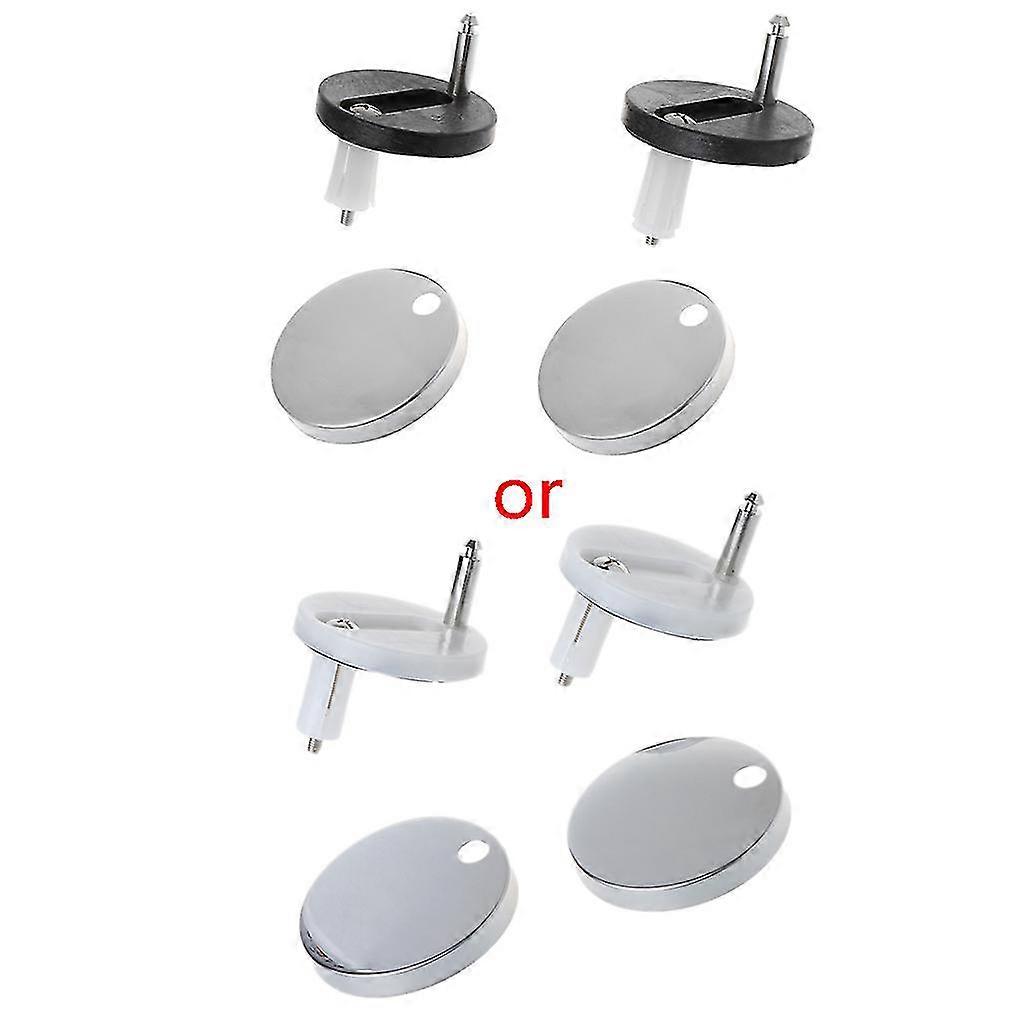 2pcs Top Fix Wc Toilet Seat Hinges Fittings Quick Release Cover Hinge Screw