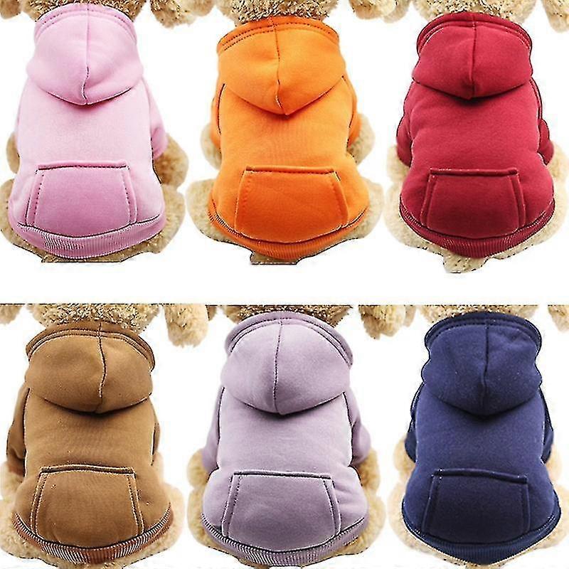 Ubrania dla psów dla małych psów Odzież ciepła dla psów Płaszcz Puppy Outfit Ubrania dla zwierząt dla psów Bluzy z kapturem