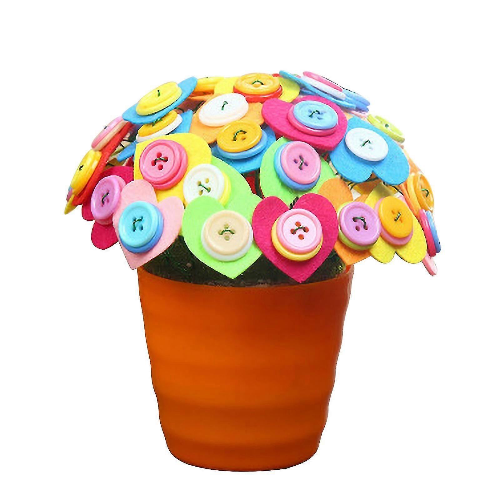 Muttertag Handmade DIY Button Bouquet Material Paket