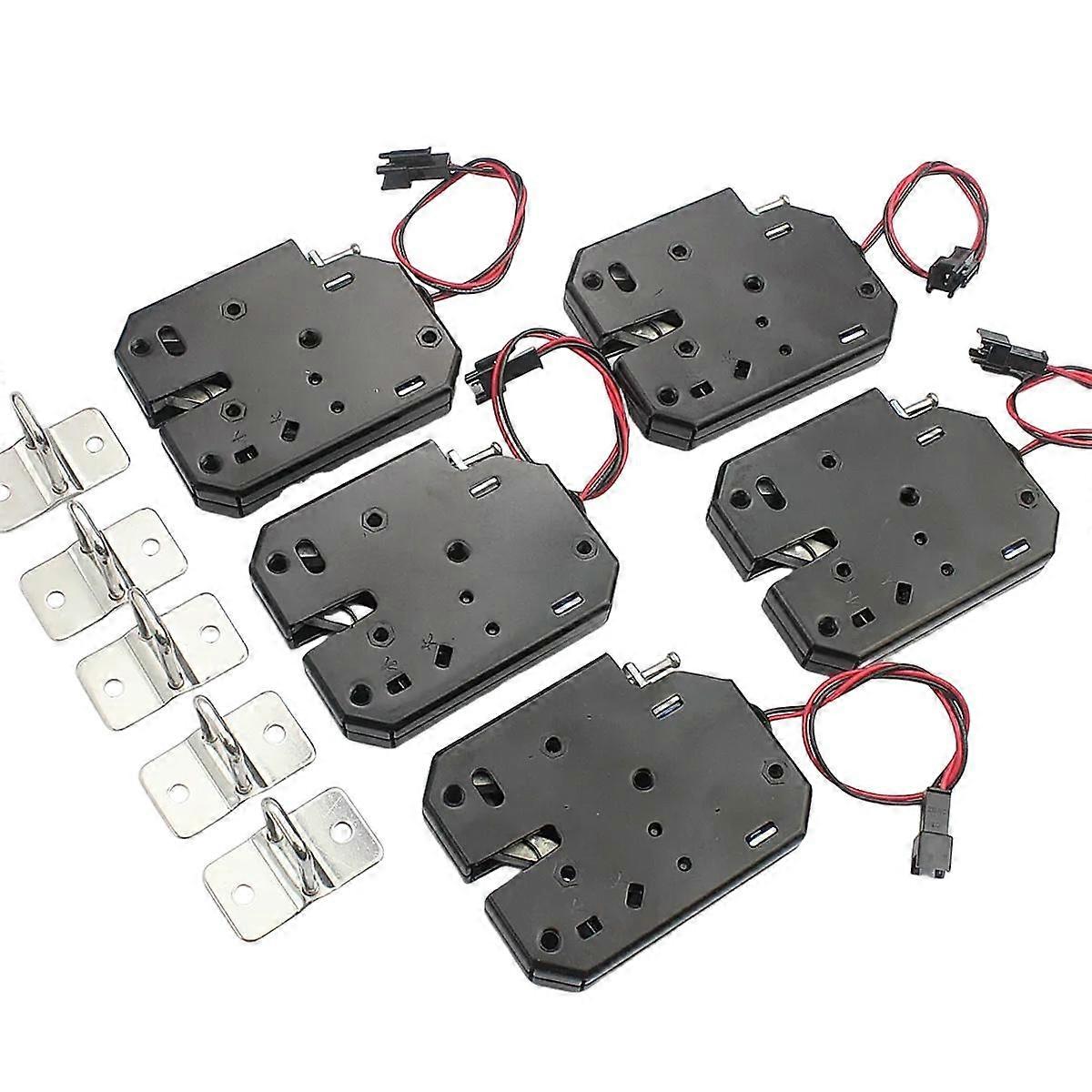 Door Locks 5PCS DC 12V Small Electromagnetic Lock Automatic Vending Electric Control Mini Cabinet D