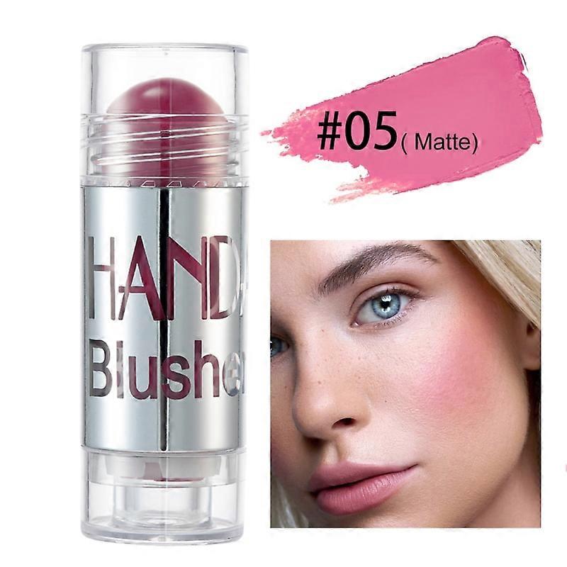 1pc Chubby Blush Stick Face Makeup Highlighter Easy To Color Blusher Powder