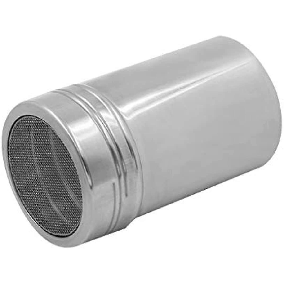 Rekkle Edelstahl Kaffee Pulver Bagger Puderzucker Sprinkler Pudersalz Shaker Kakao Zimt Mehl Mesh Sieb Sprinkler