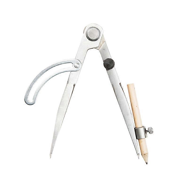 250mm Professional Carbon Steel Compass Pencil Large Wing Divider Leather Rotary Tool Wing Separator, Industrial Marking Gauge