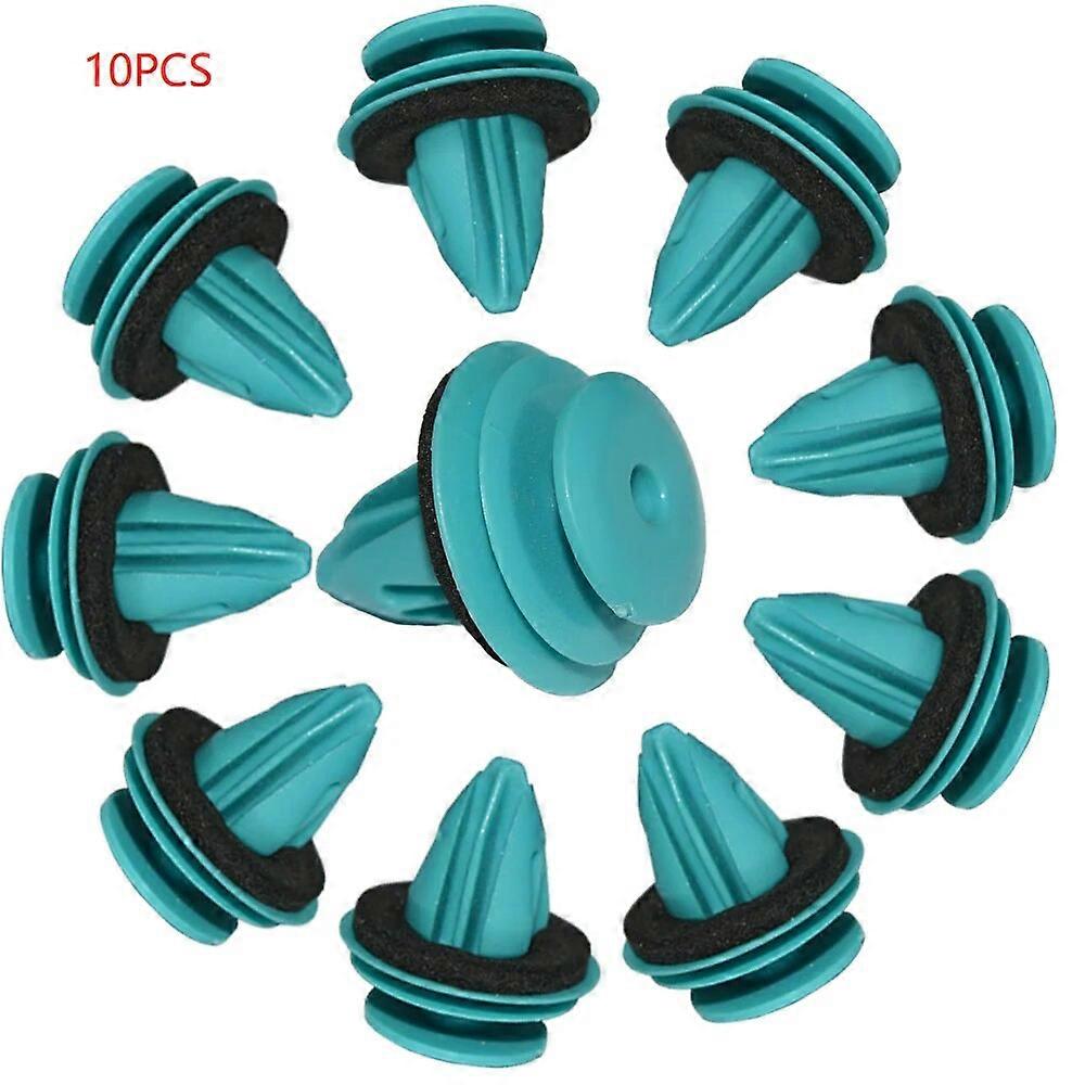 10-50pcs πράσινο νάυλον συνδετήρα συγκράτησης για την πόρπη πορτών προφυλακτήρων της Toyota Εσωτερικό αυτοκίνητο αξεσουάρ Αυτόματο πριτσίνι συνδετήρων συγκρατητών οχημάτων