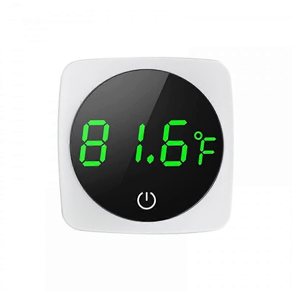 Aquarium Temperature Sensor Thermometer, 1.7x1.7" Wireless Digital Aquarium Thermometer With Led Display For Aquarium Water Terrarium Fish Tank (built