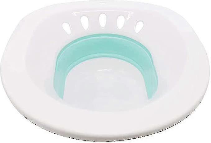 المقعدة حمام قابل للطي المحمولة المقعدة حوض الحمام للمرحاض للبواسير النساء الحوامل العجان بضع الفرج الأزرق حوض الاستحمام معدات الحمام (h-3)