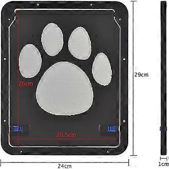 Porta Per Zanzariera Per Cani E Gatti | Chiusura Magnetica E Serrature | 37x42 Cm NAMSAN - Foto 4