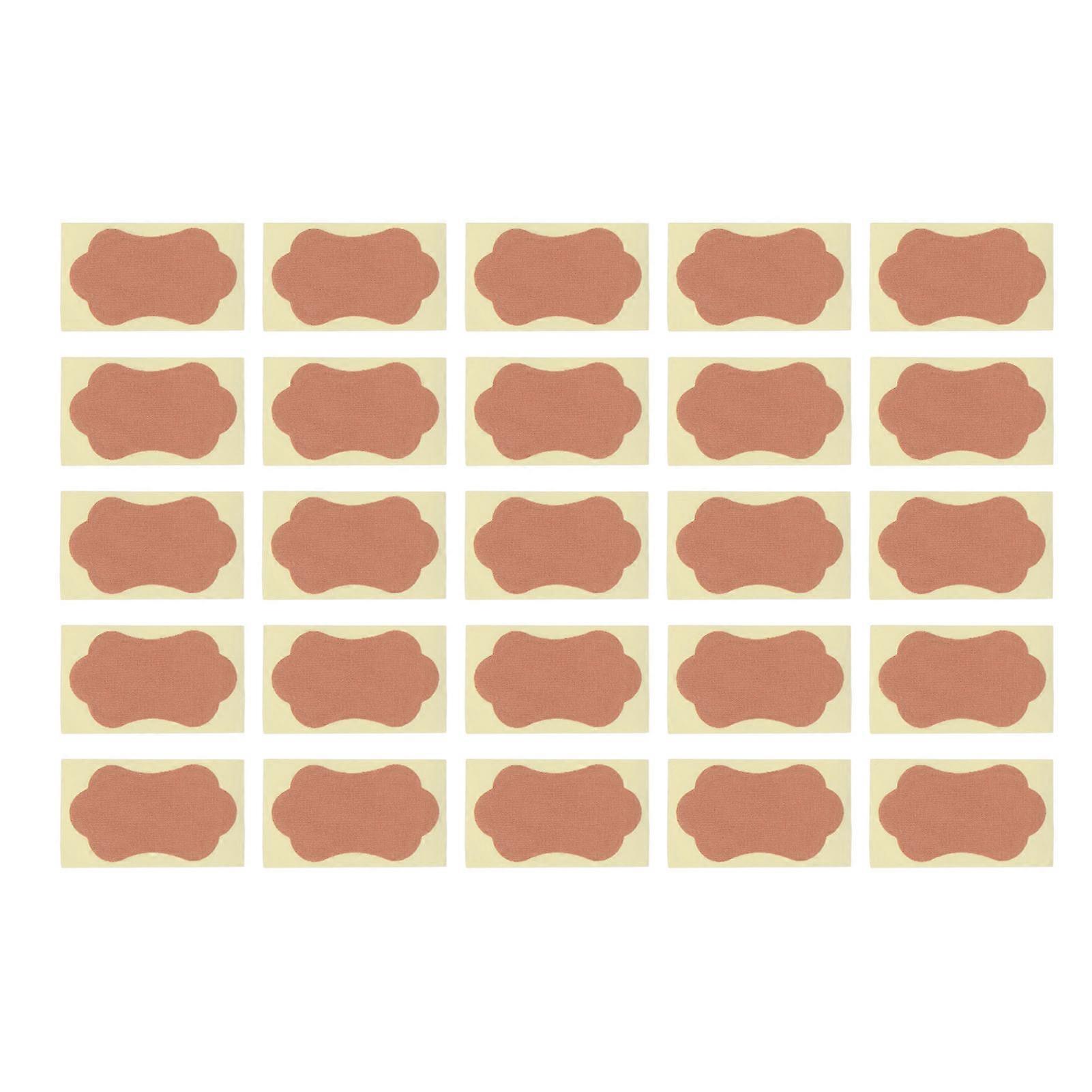 25pcs Underarm Sweat Pad Self Adhesive Unisex Disposable Anti Perspiration Absorbent Armpit Sweat Blocker for Summer Skin Color