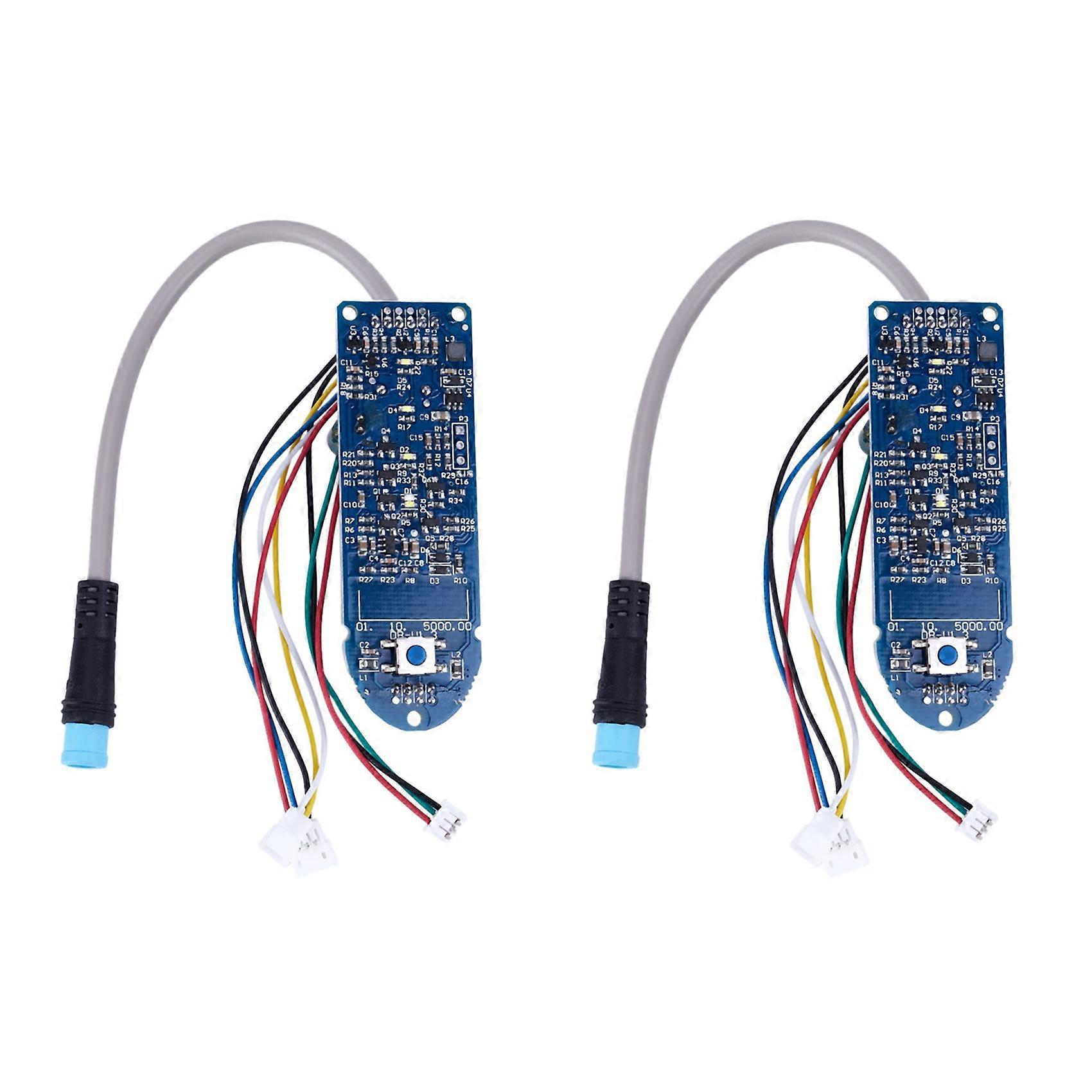 2X for M365 Bird Scooter Circuit Board with Screen Cover for M365 Dashboard M365 Circuit Board