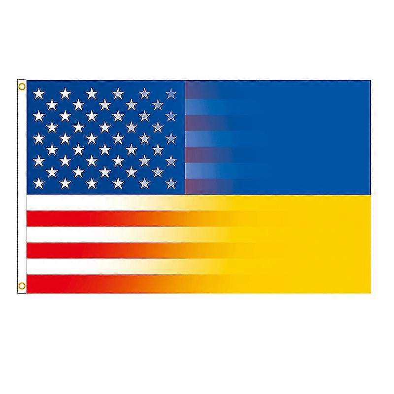 90*150cm Ukrainian Flag High Quality Polyester Rectangular Banner For Outdoor