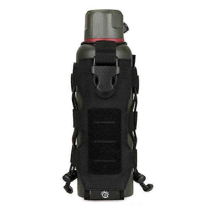 Water Bottle Holder Foldable Lightweight Bottle Pouch Molle Hydration Flask Bag-colorblack Best Shiyi