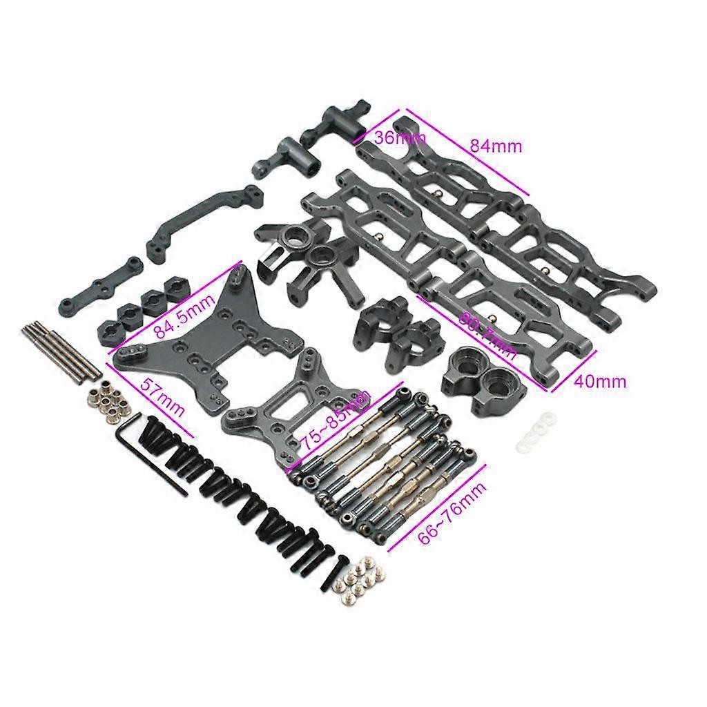 Ensemble de 2 pièces de mise à niveau de la coupe de direction avant en métal