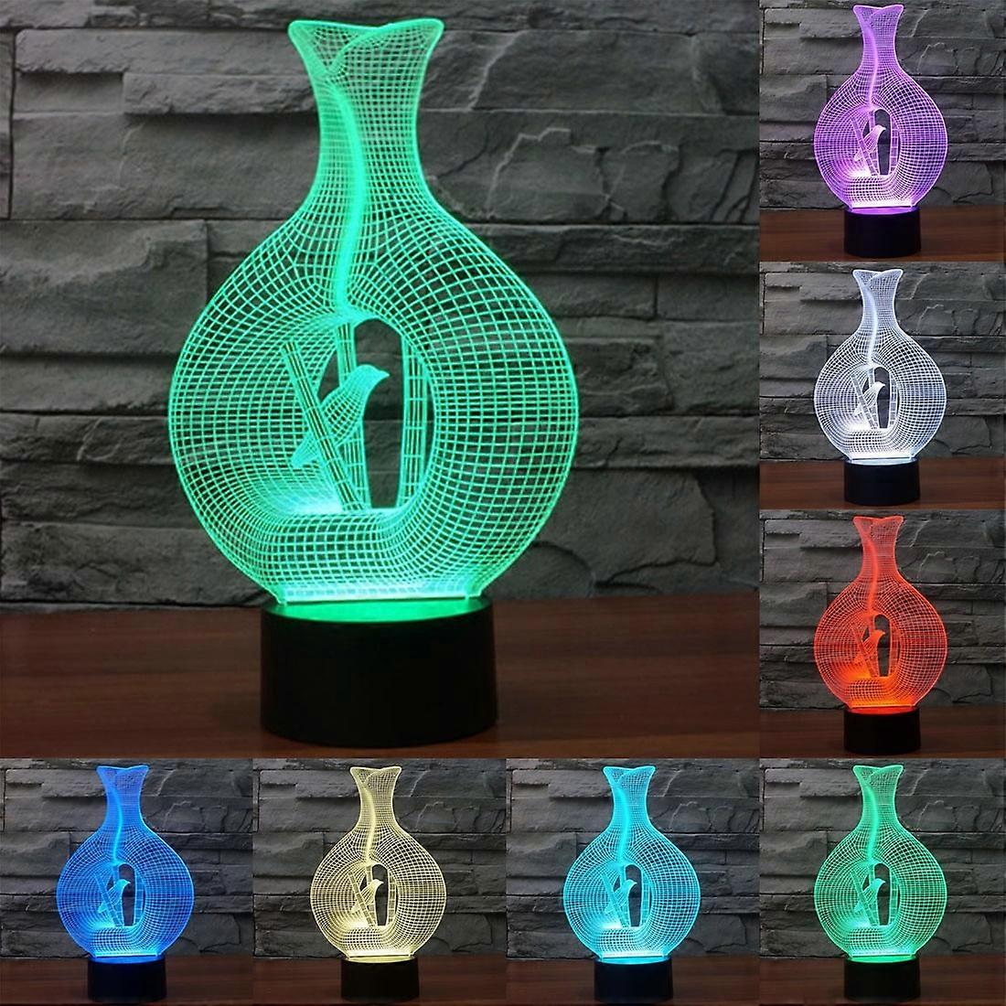 7-Colors 3D Acrylic LED Night Light