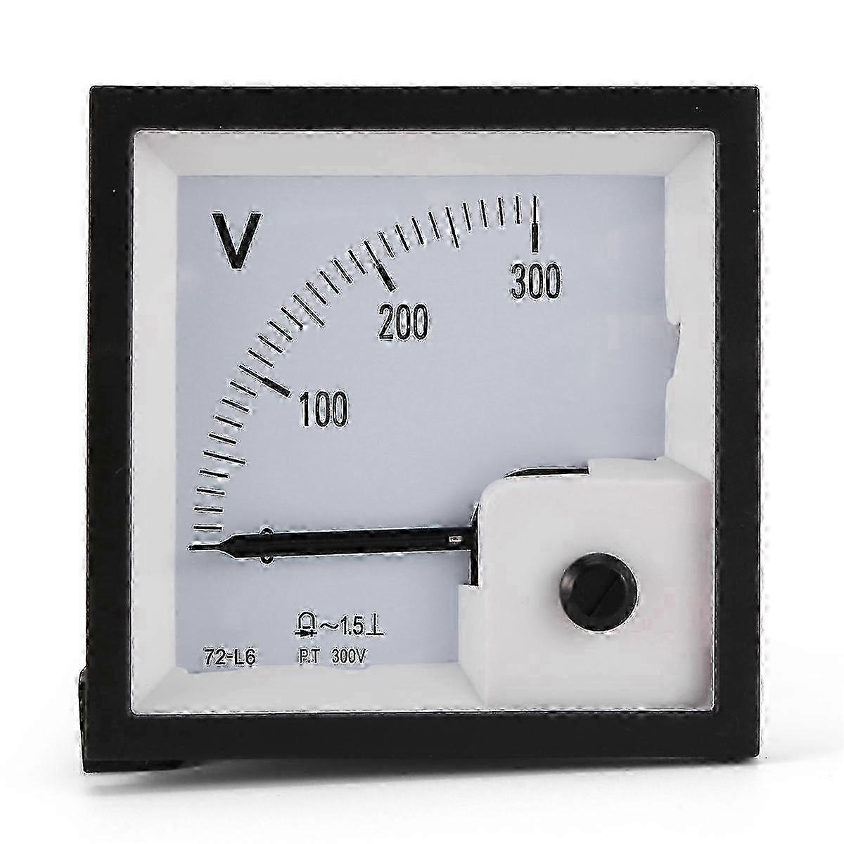 72-L6 Voltmeter 300 V Zeigertyp Spannungsmesser Mechanischer Header Zeigermesser Generatorsatzteil