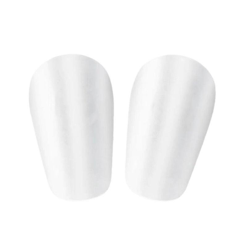 1 زوج من حراس قصبة الساق المحترفين المصغرين لكرة القدم ، مجموعة حراسة قصبة الساق لكرة القدم المصغرة ، حراس قصبة الساق المحايدة المضادة للانزلاق ، أبيض ج