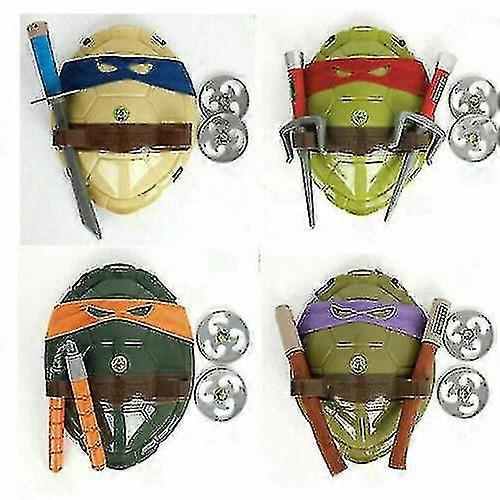Kids Boys Act Tmnt Teenage Mutant Ninja Turtles Kostüm Shell / Waffe Spielzeug Geschenke