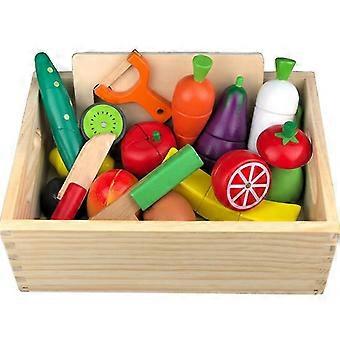 Wooden Cooking Accessories For Kids  Vegetable toy set Pretend Play Food For Toddlers Ages 3+