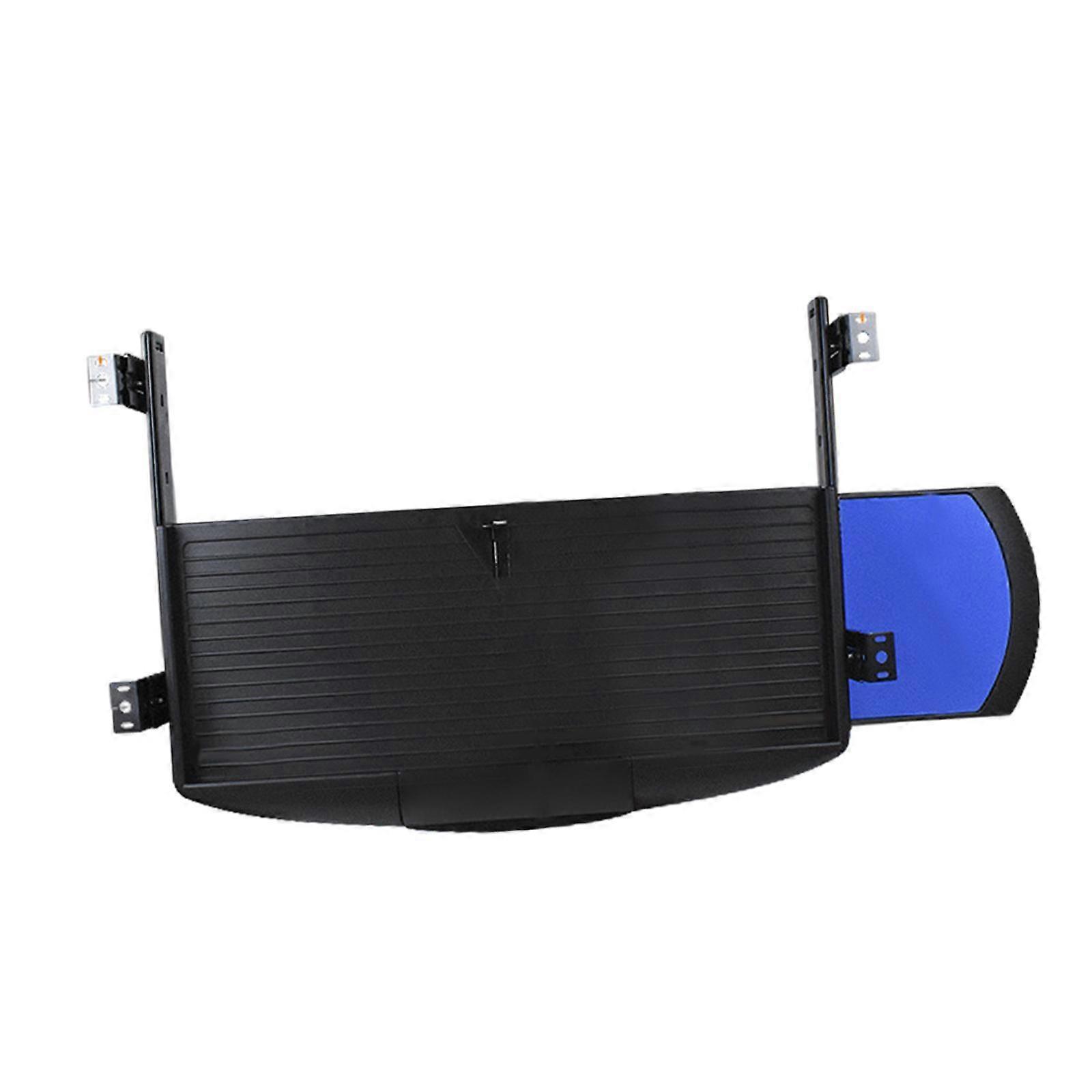 Pull Out Keyboard Tray Multipurpose Keyboard Tray Under Desk for Office Home Black