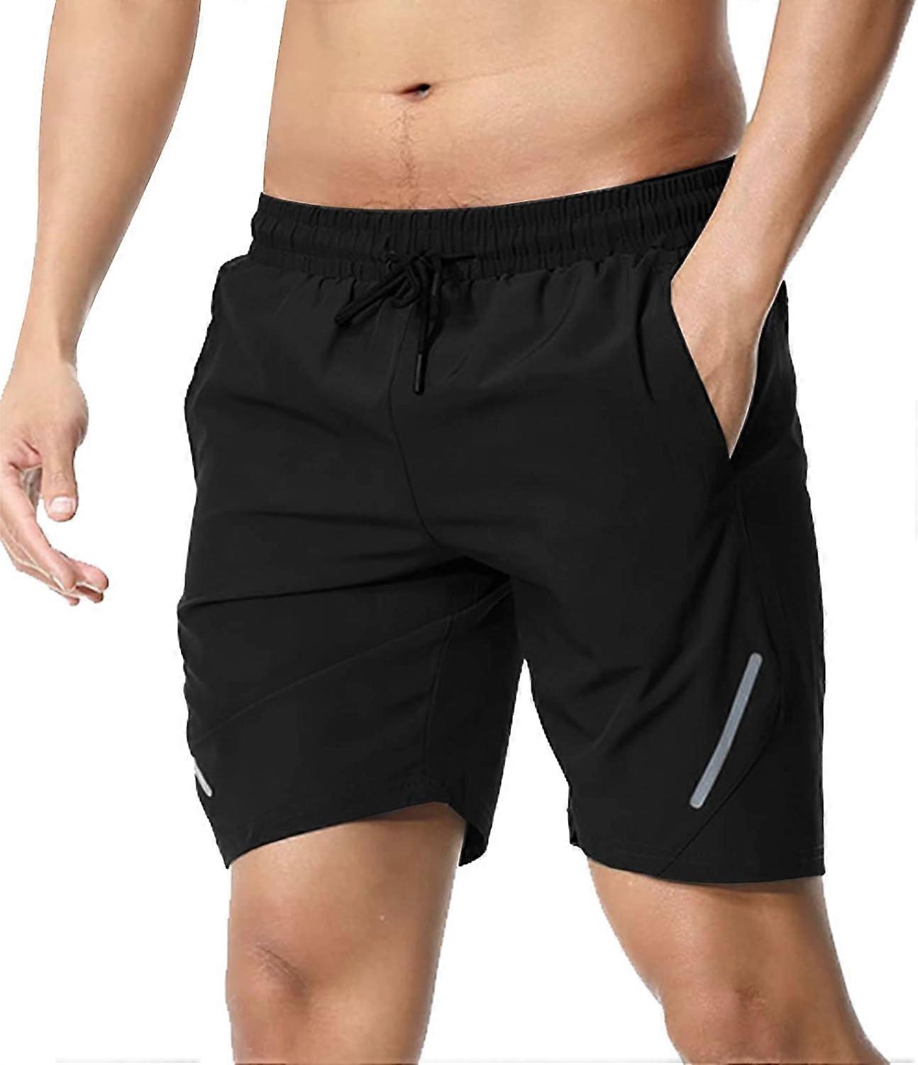 Aiyuego Shorts de course dentraînement pour hommes Sports à séchage rapide léger respirant avec poch