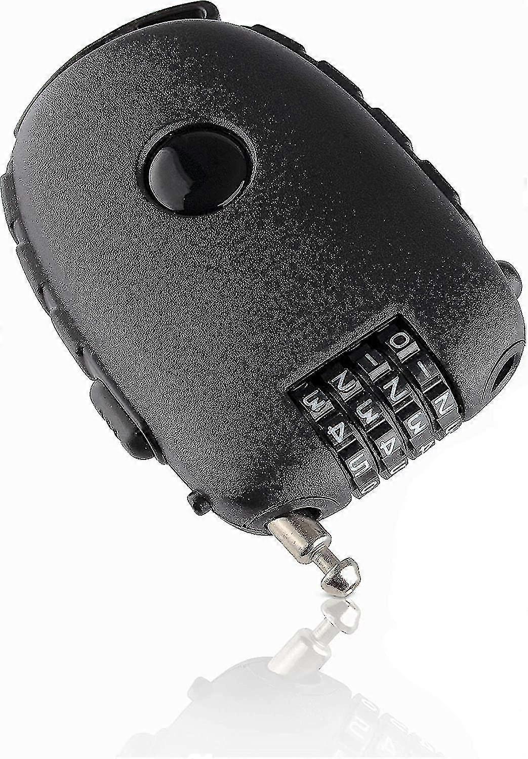 Compact Cable Lock, Combination Padlock With Wire Rope (90 Cm), Padlock With 4-digit Numerical Code - Ideal As A Scooter Lock