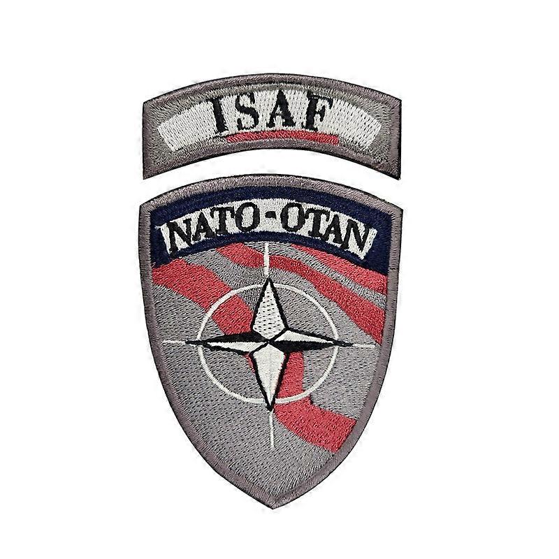 10 Pack Nato Flag Cloth Patch Embroidered Badge Velcro4