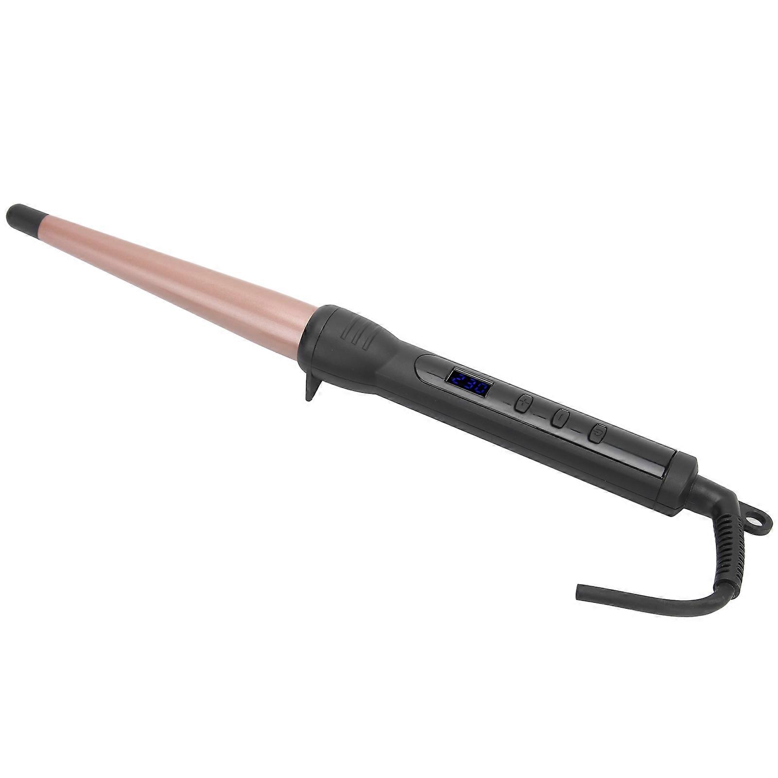 Electric LCD Ceramic Curling Wand Rod 100-230C Temperature Control for All Hair Types